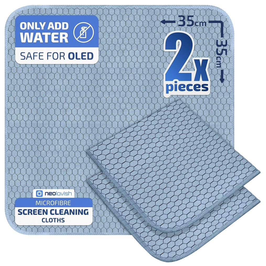 Neolavish Microfiber Screen Cleaning Cloth – 5 Pack