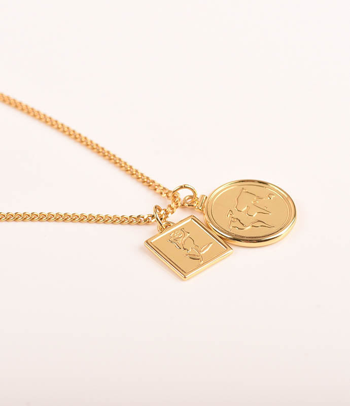 Continental Rose Gold Necklace