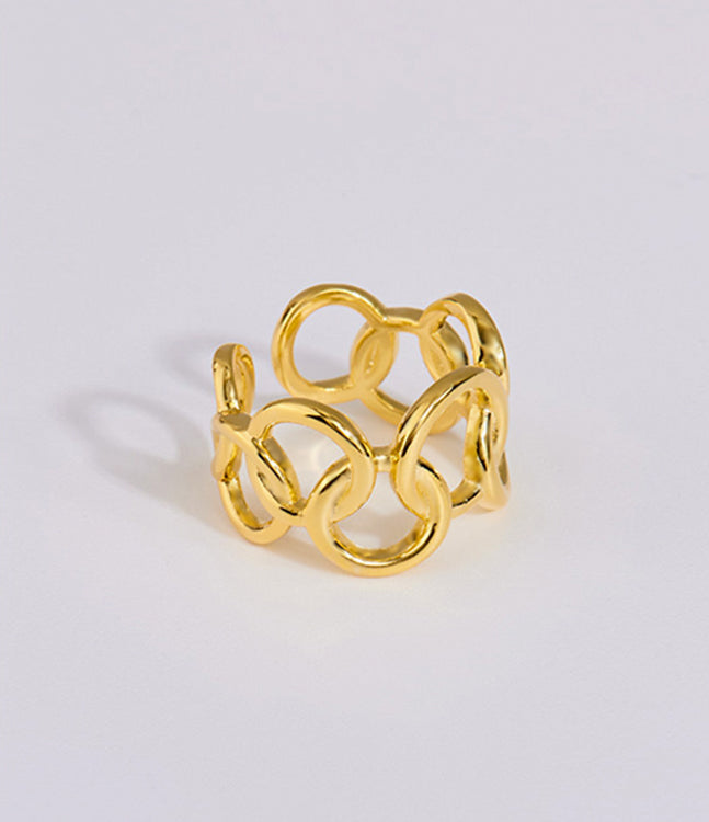 Eyelet Ring - Gold