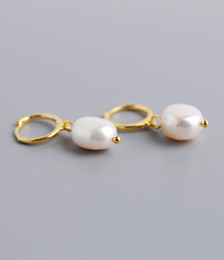 La Perle Earrings - Gold