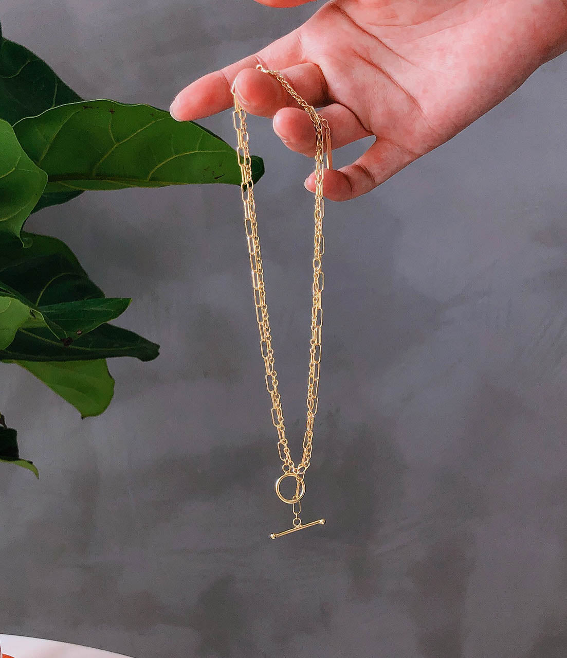 Mixed Chains Gold Necklace