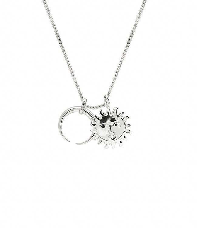 Soleil et Lune Necklace-Silver